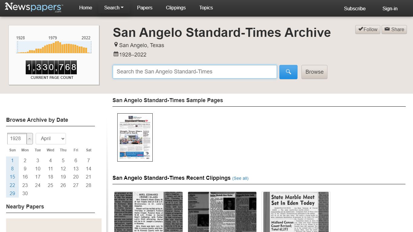 San Angelo Standard-Times Archive - Newspapers.com
